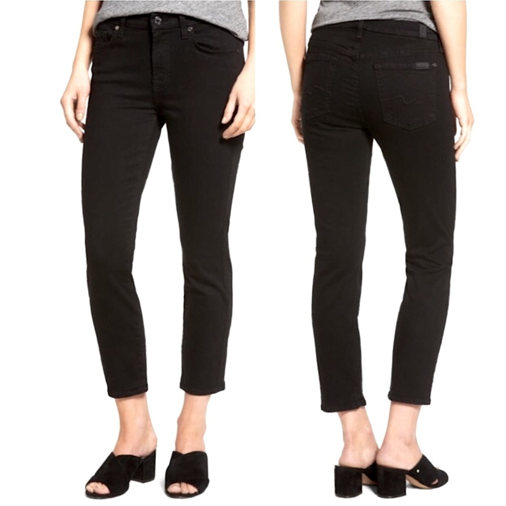 7 For All Mankind Kimmie Crop Skinny Jeans